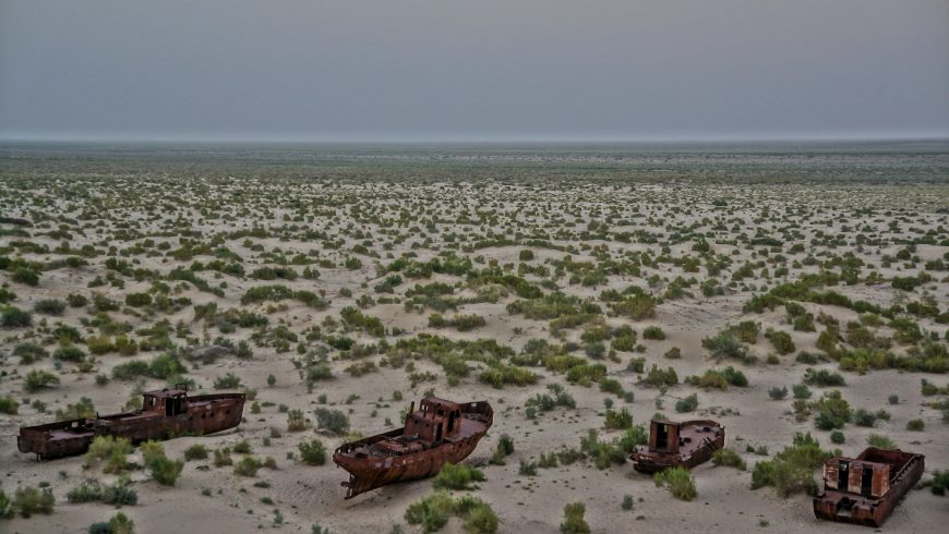 Old fishing boats, Aral Sea
