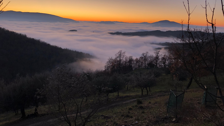 Sunset, Umbria