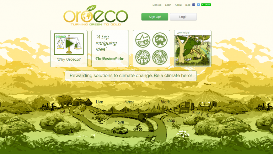 Oreco, eco-friendly apps