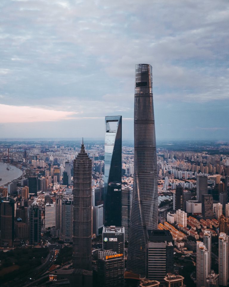 towers in Shanghai
