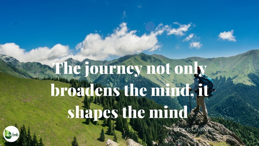 The journey shapes the mind