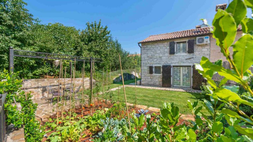 Eco villa Gašparini Istria - organic garden