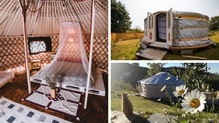 yurt in northern italy ecobnb