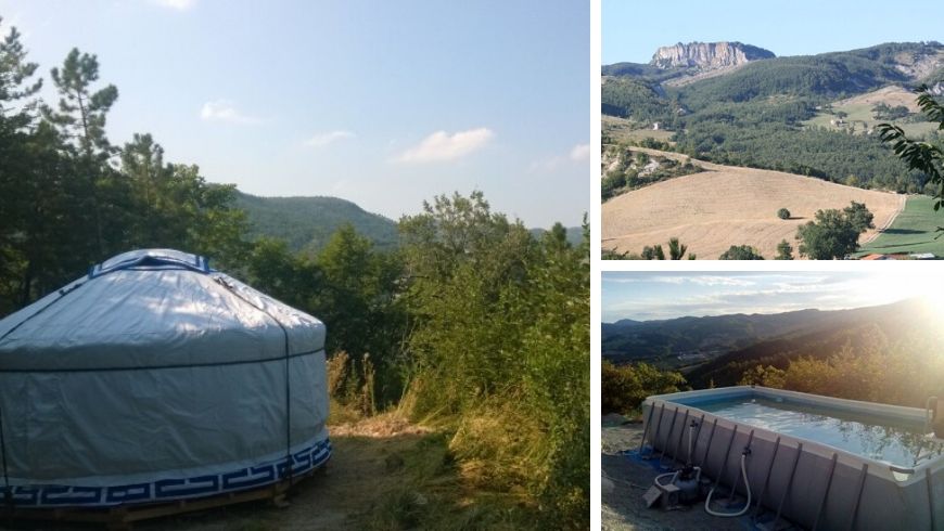 yurt in italy ecostay 