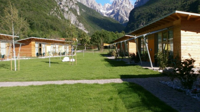 wood chalets in Camping La Spiaggia