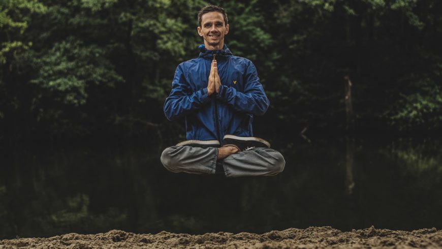 meditation in forest Istria