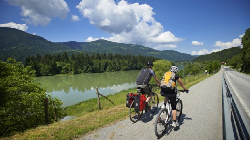 Carintia region is very famous for branched biking trails in the valley or surrounding hills