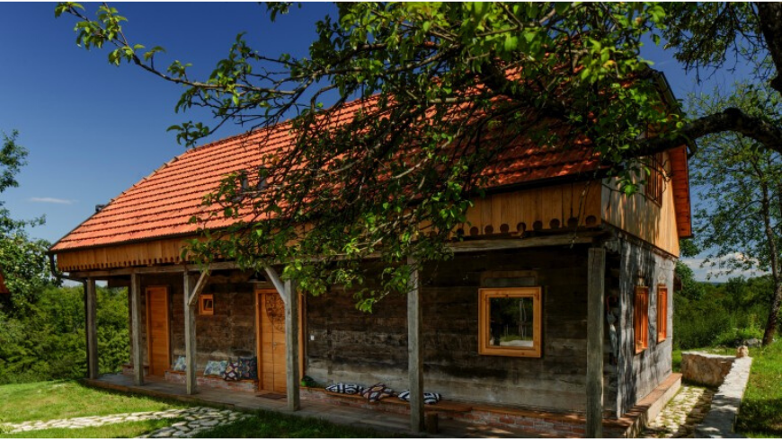 Mandala House at the Ekodrom Estate in continental Croatia