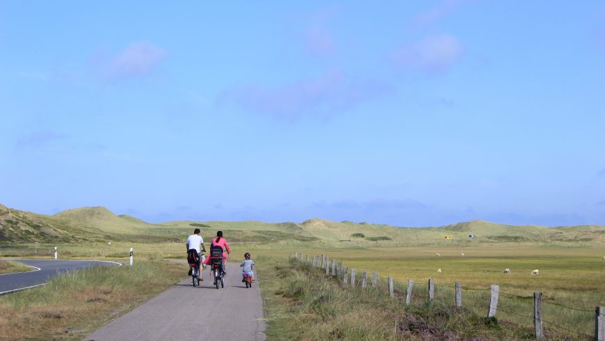 eco-traveling by bike with kids