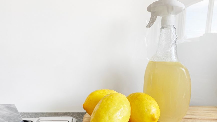 lemon natural cleaning product