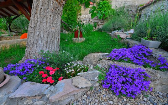 eco villa with organic garden in Dalmatia