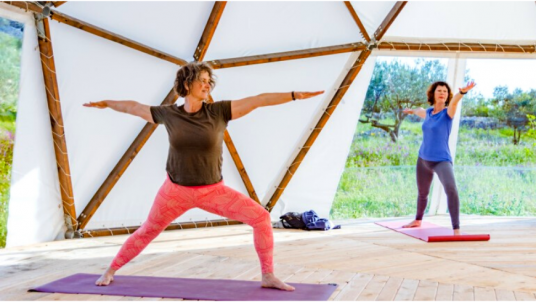 yoga classes at the Gea Viva Eco Island Retreat