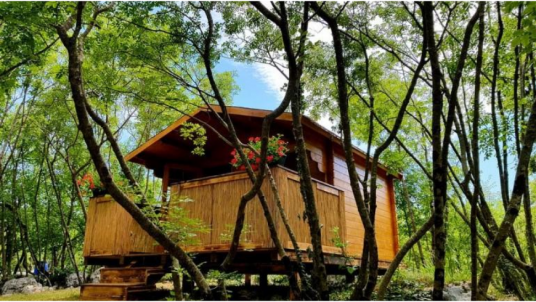 The Robinson Hut at the Eco Glamping Freedom: a perfect romantic place to stay in the middle of nature