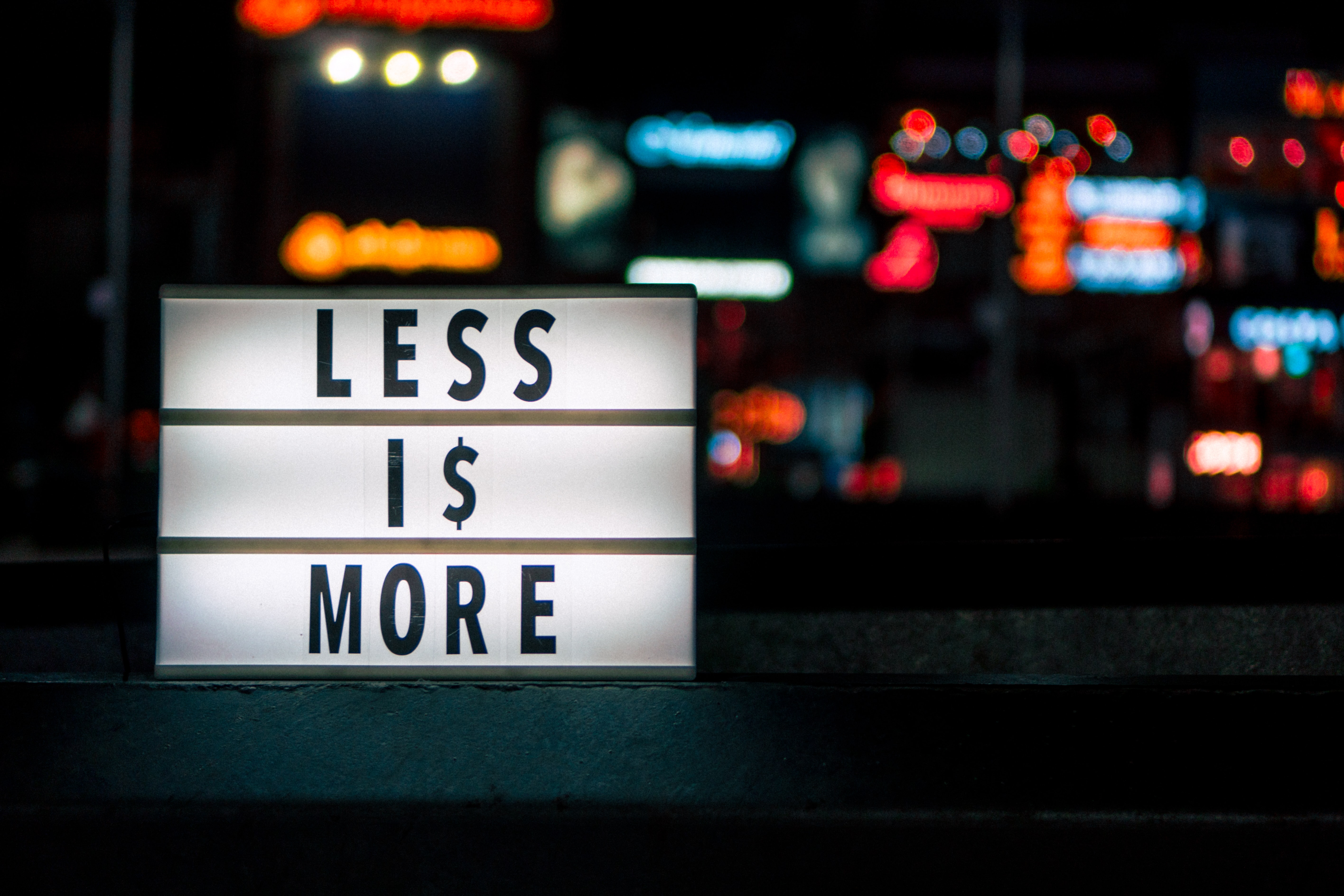 Less is more: Change your life to Change the World - Ecobnb