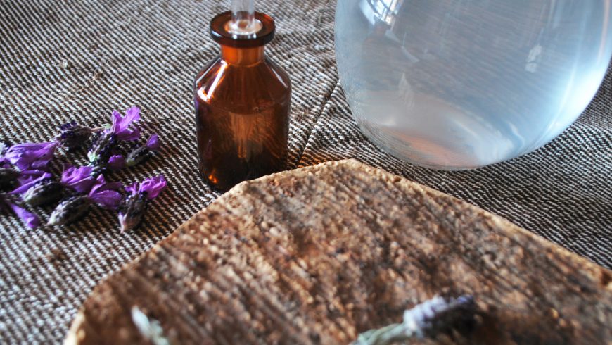 Essential oil of lavender at Essenza Sardegna