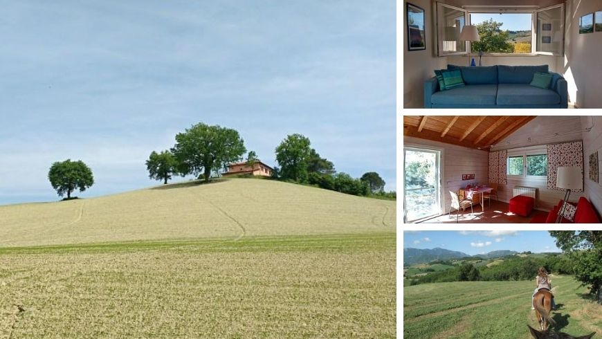 Eco-friendly farmhouse with a view to Urbino