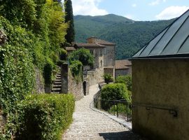 Morcote village in Ticino