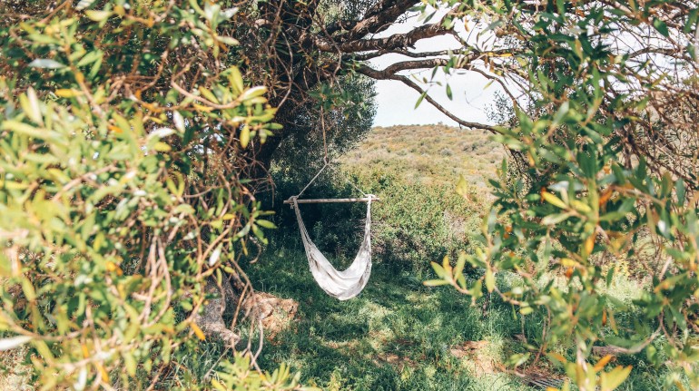 Relax area at the Essenza Sardegna ecobnb