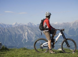 Riding your bike while glamping in Slovenia