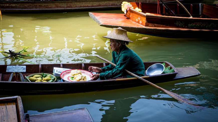 floating market in thailand