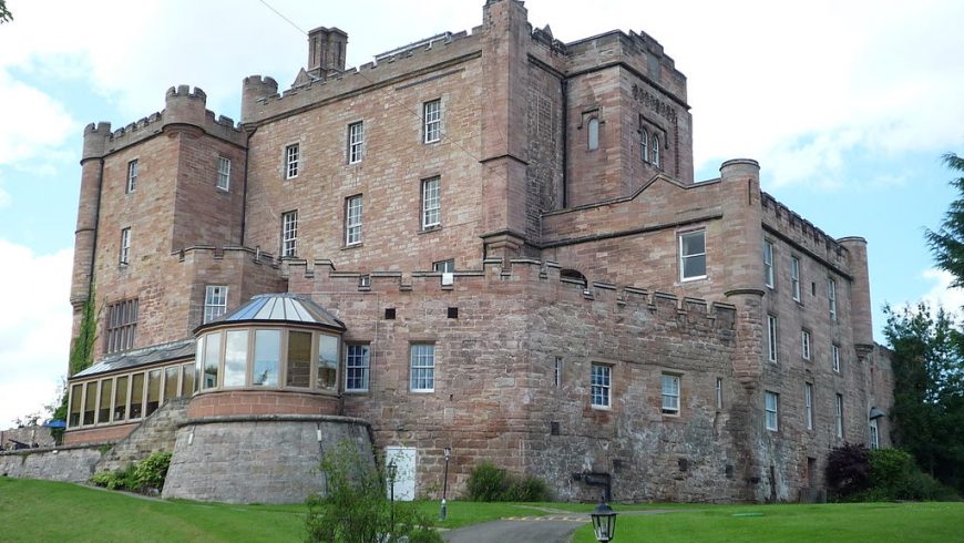 Dalhousie Castle, one of the top haunted castles in UK
