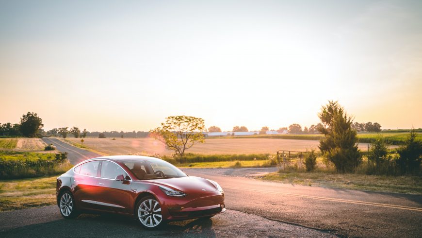 ecar in countryside