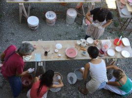 ceramic workshop at civico 75 eco-bnb