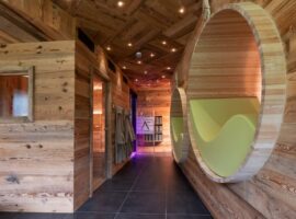 In Trentino, wellness and herbal biosauna