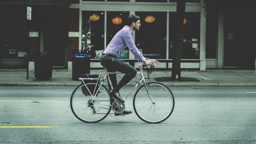 Cycling to go to work