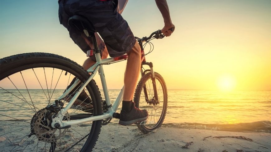 Cycling on the sea