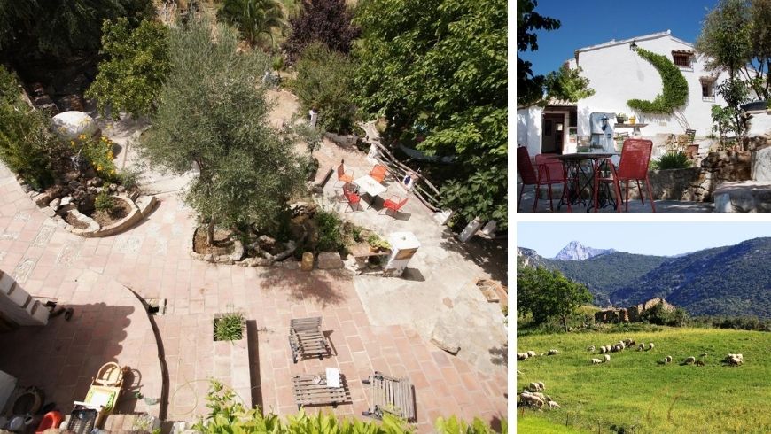 Farmhouse Huerta Cinco Lunas. Where you can escape the hustle and bustle of the city