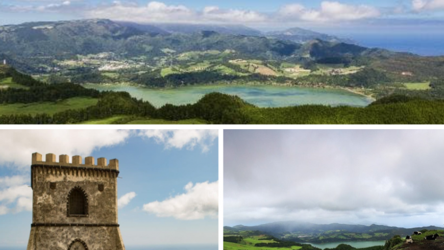 Miradouro do Castelo Branco. Azores