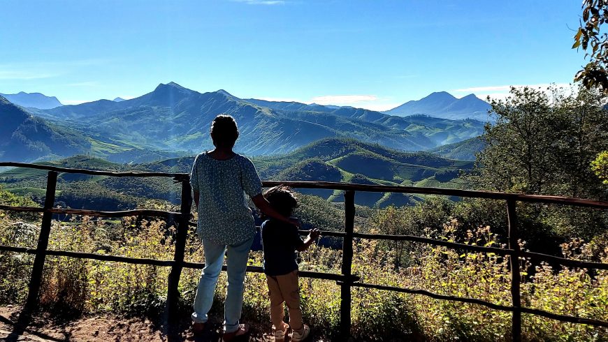 Family outdoors