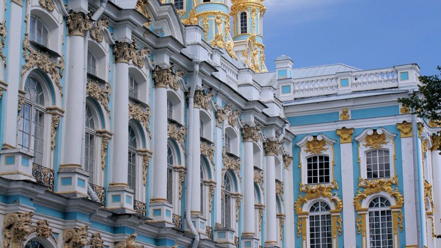 Catherine's Palace, famous for the amber room