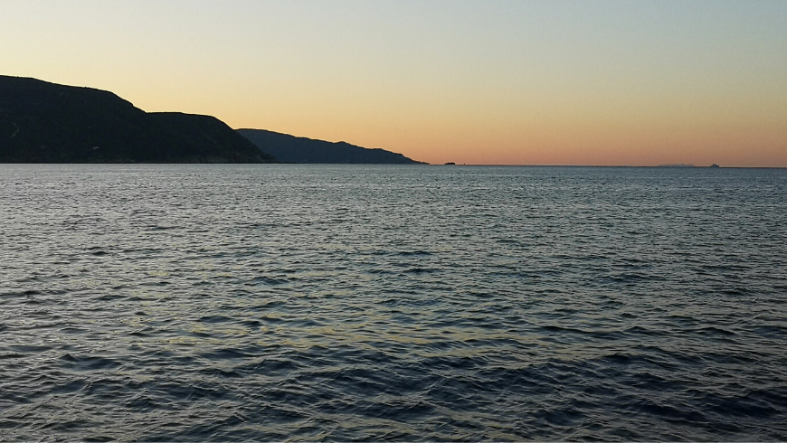 Use of water on a sailing trip