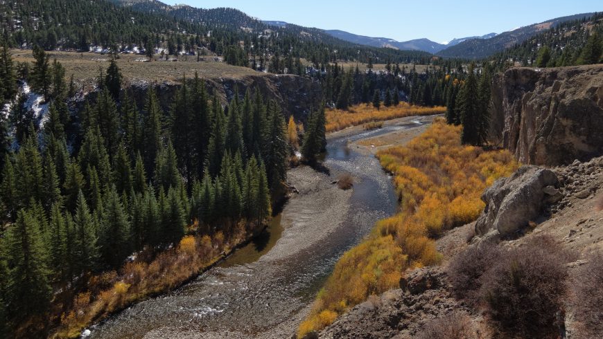 Fork Lake, Gunnison River, Colorado, USA