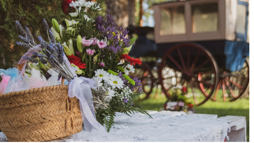 Location: a bucolic setting for your eco-chic wedding
