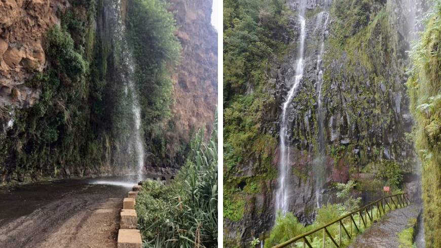 Waterfalls, Madeira. Photos by tripadvisor.com and Flickr.com