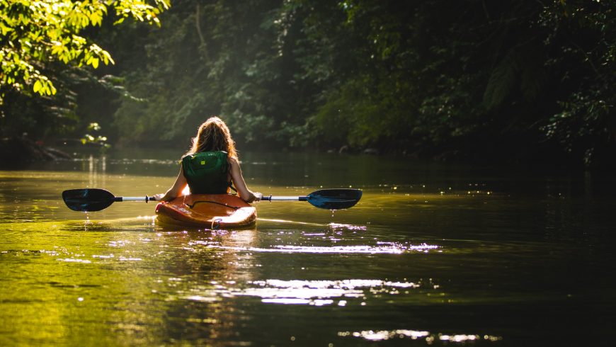 Kayak on Bacina Lakes