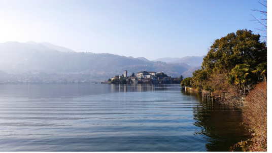 View of Lake Orta