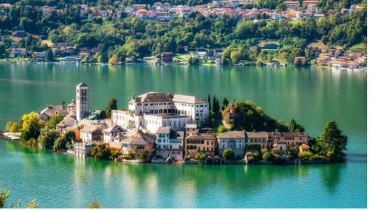 San Giulio Island, Italy