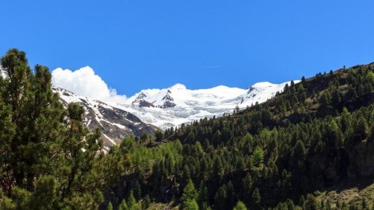 Tiny fragments of plastic (microplastics) have even been found on alpine glaciers