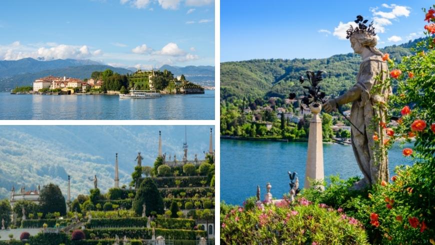 the Gardens of Isola Bella in Piedmont
