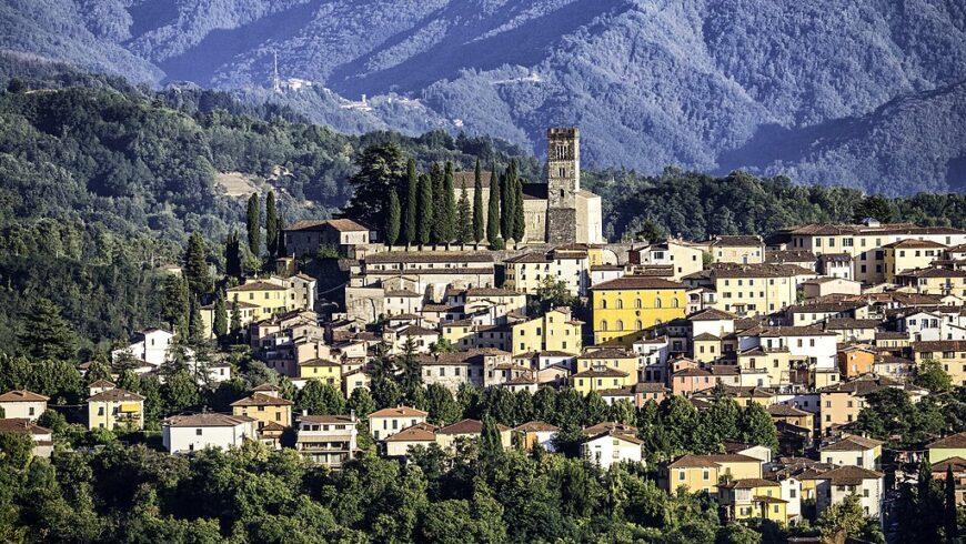 Barga landscape, Lucca province