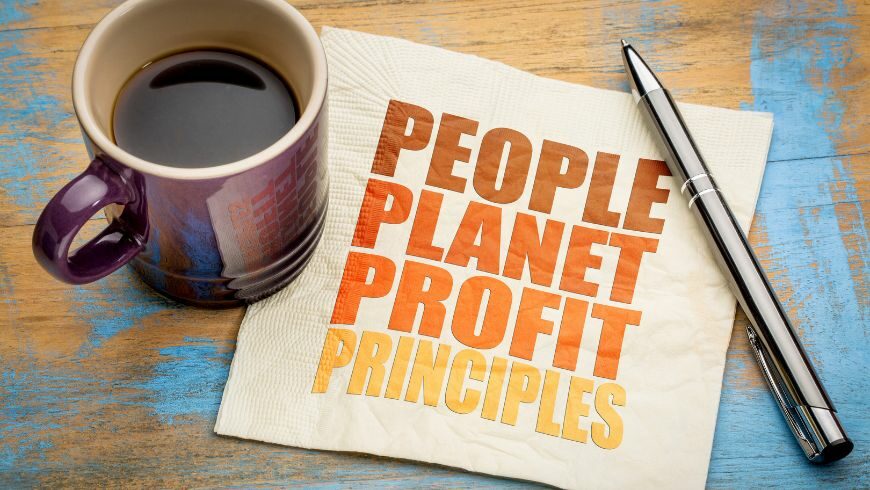 People, Planet, Profit are elements of the 3P strategy for the sustainable development