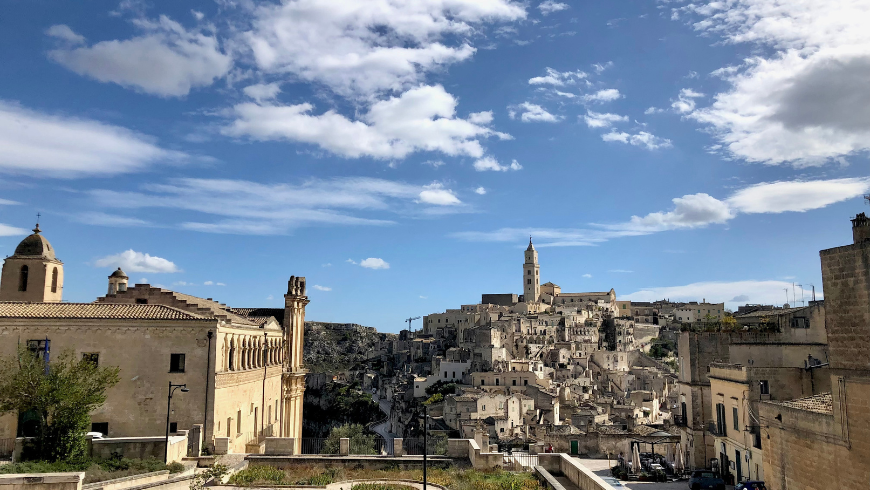 A view of Matera