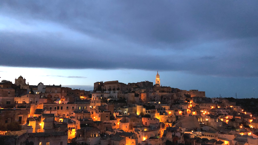 Matera in the evening