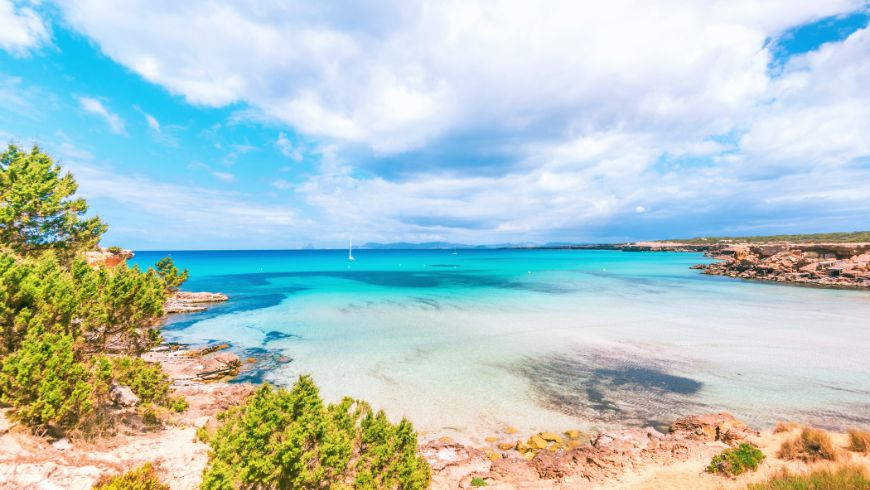 seaside of Formentera 