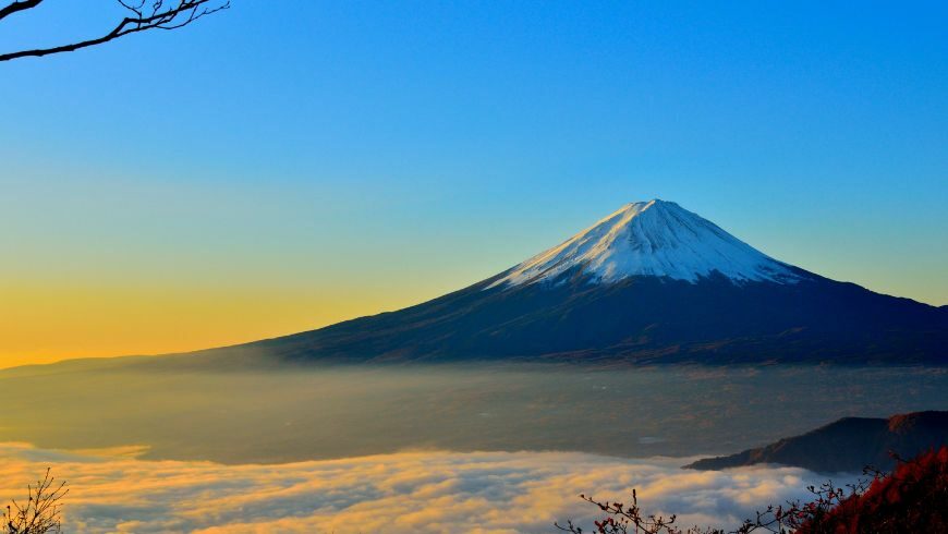 Fuji volcano,