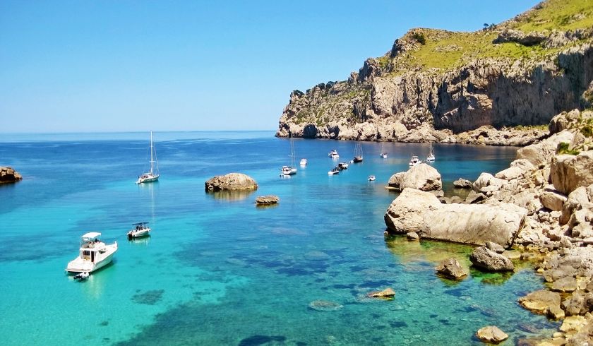 sea in Palma de Mallorca